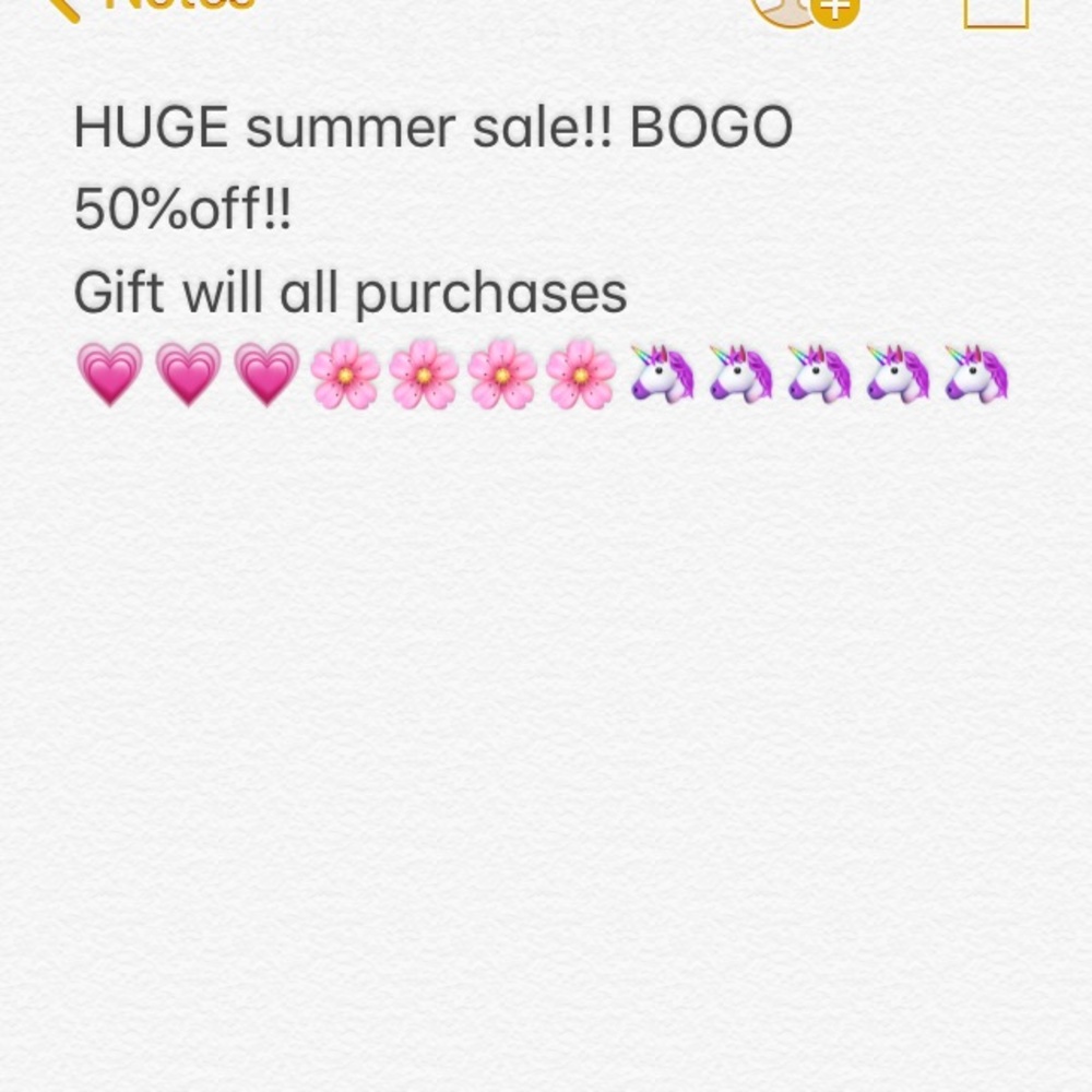 Summer sale!!🌸🌸🌸🌸